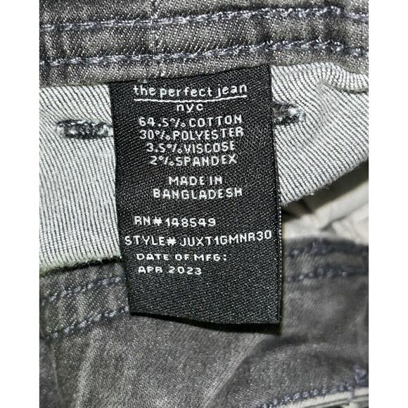 NWT nyc The Perfect Jean Men’s Gray 42 X 30 Slim Fit - Picture 6 of 6